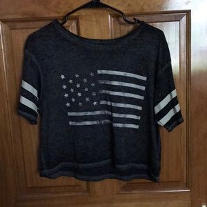 American flag tee